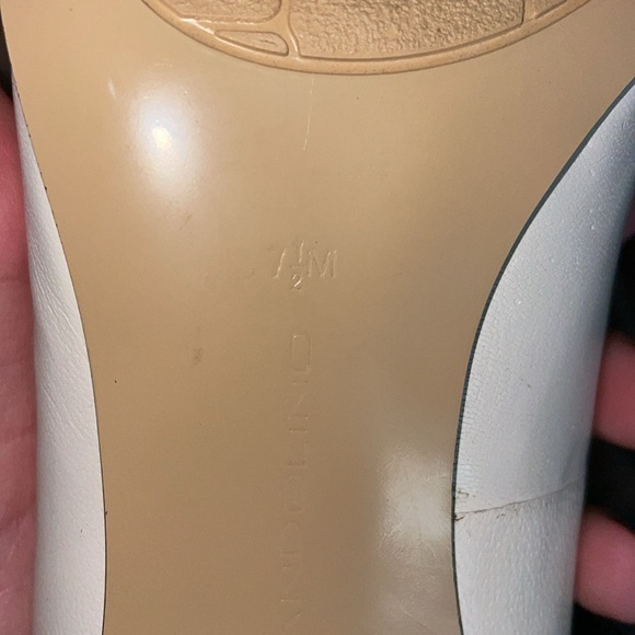 Chic Bandolino Peep-Toe Heels - Black & Cream - Picture 4 of 4